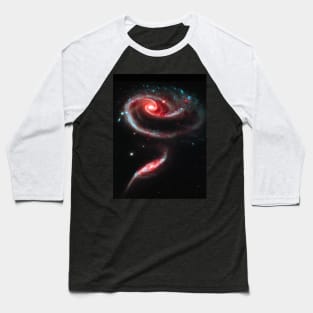 Galaxy Rose Red Baseball T-Shirt